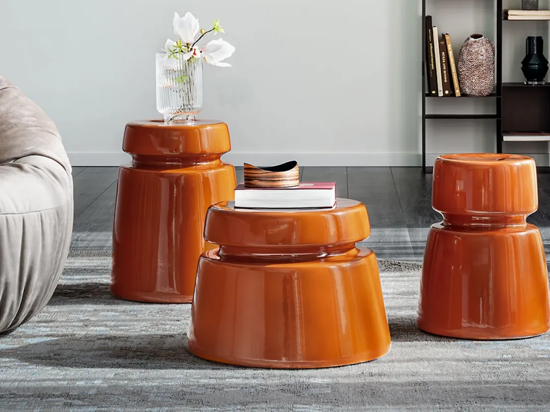 Tavolino in ceramica Bishop di Cattelan Italia