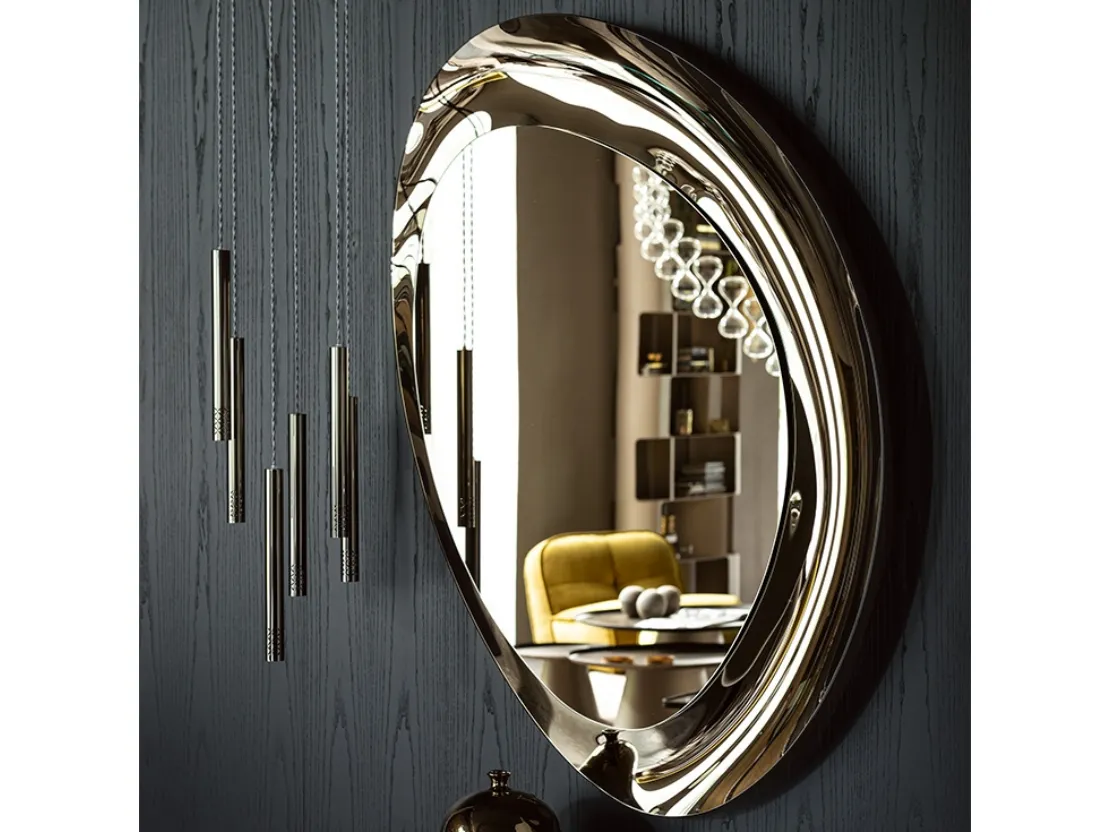 Specchio in cristallo specchiato Ascot di Cattelan Italia