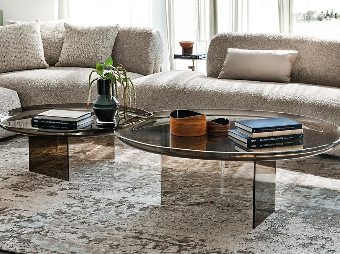 Tavolino Standard realizzato in vetro di Cattelan Italia