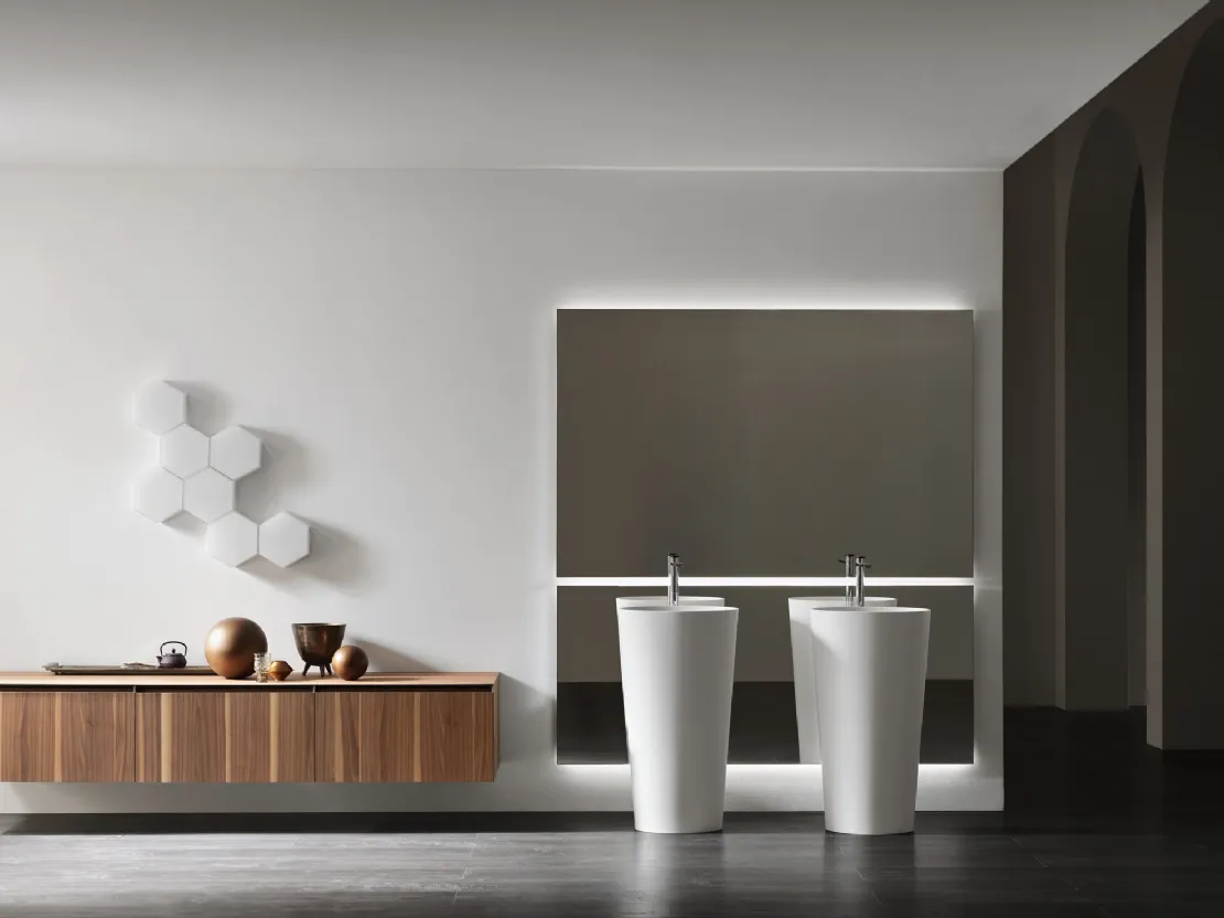 Lavabo monolite freestanding Macho di Arcom