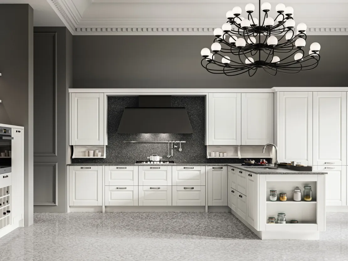 Cucina Classica con penisola Asolo 04 di Arredo3